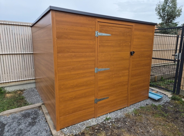 Bardage alu d'un cabanon